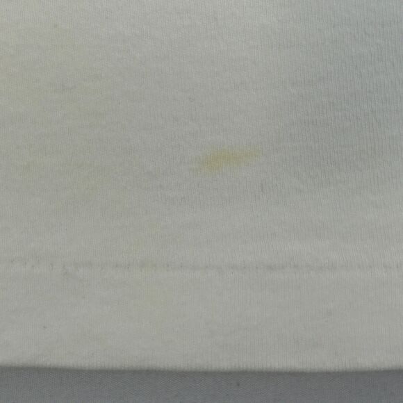 Vintage China Ancient Technology Exhibit Polo Shirt Mens Medium 1984 80s White - Picture 5 of 9